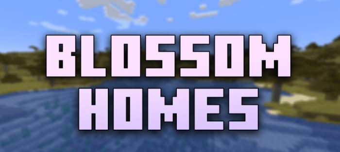 Blossom Homes для Майнкрафт [1.20.6, 1.20.4, 1.20.2]
